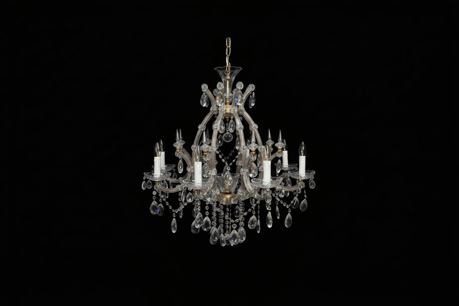 Large Impressive Marie Therese 9 Candle Chandelier