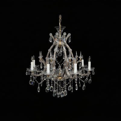 Large Impressive Marie Therese 9 Candle Chandelier