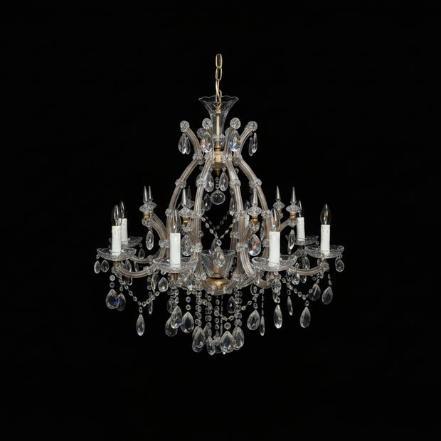 Large Impressive Marie Therese 9 Candle Chandelier