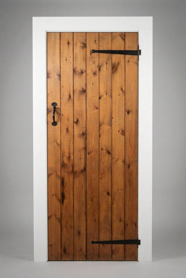 Guinness Board ledged and braced doors