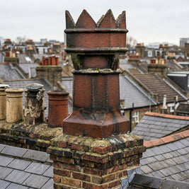 Medium Salt Glazed Crown Chimney Pot
