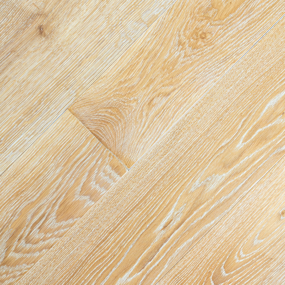 Pre Finished Contoured Cider Mill Limed Oak