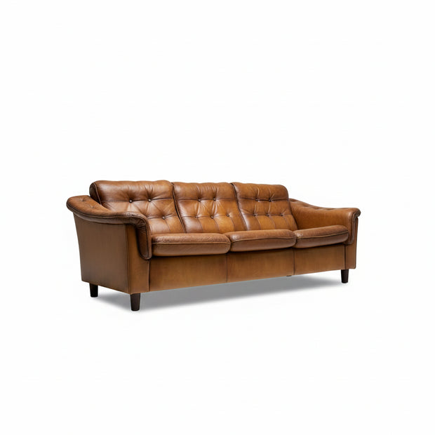 Vintage Danish Three-Seater Sofa