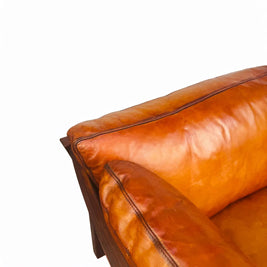 Elegant vintage Danish three-seater sofa