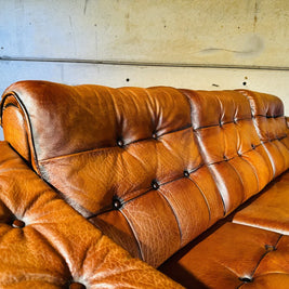 Vintage Danish Three-Seater Sofa