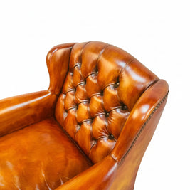 Pair Of Button Back Armchairs