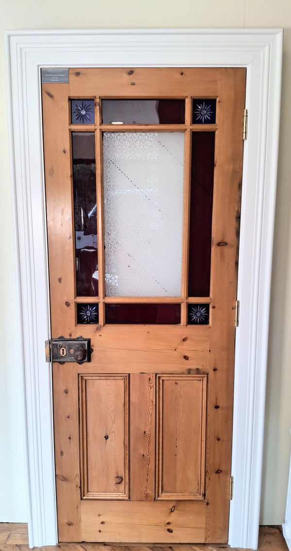 Starburst Pine Door