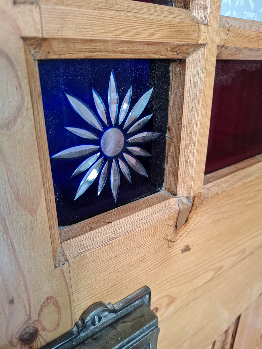 Starburst Pine Door