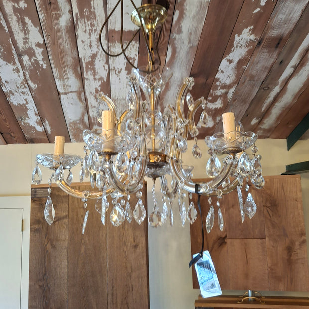 Fine Quality Marie Theresa 8 Candle Chandelier