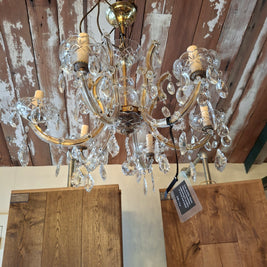 Fine Quality Marie Theresa 8 Candle Chandelier