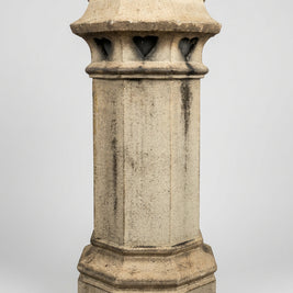 Buff Clay Love Hearts Chimney Pot
