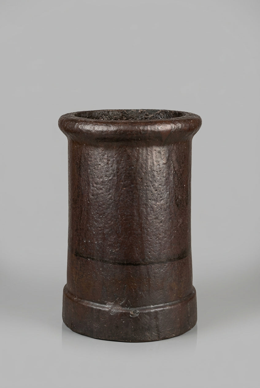 Salt Blazed Cannon Chimney Pot