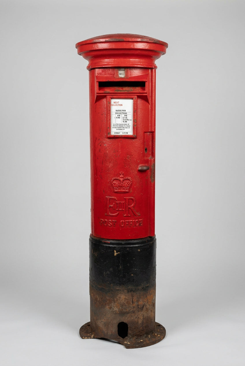 Elizabeth 2nd Pillar Post Box