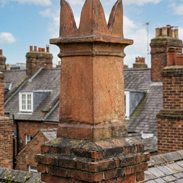 Terracotta Rabbit Ear Chimney Pot