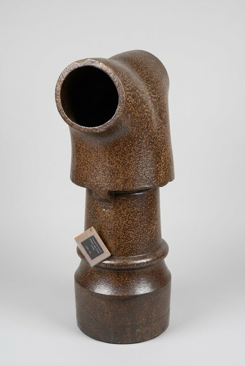 Unusual Salt Glazed Chimney Pot/Garden Feature