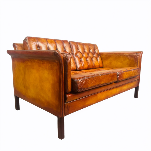 Vintage 1970s Danish two seater sofa