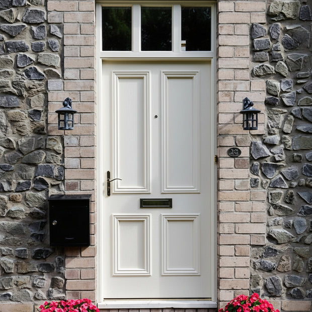 4 Panel Door & Fanlight - Wilsons Yard