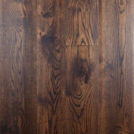Pre Finished Contoured Cider Mill Dark Walnut Stained Oak