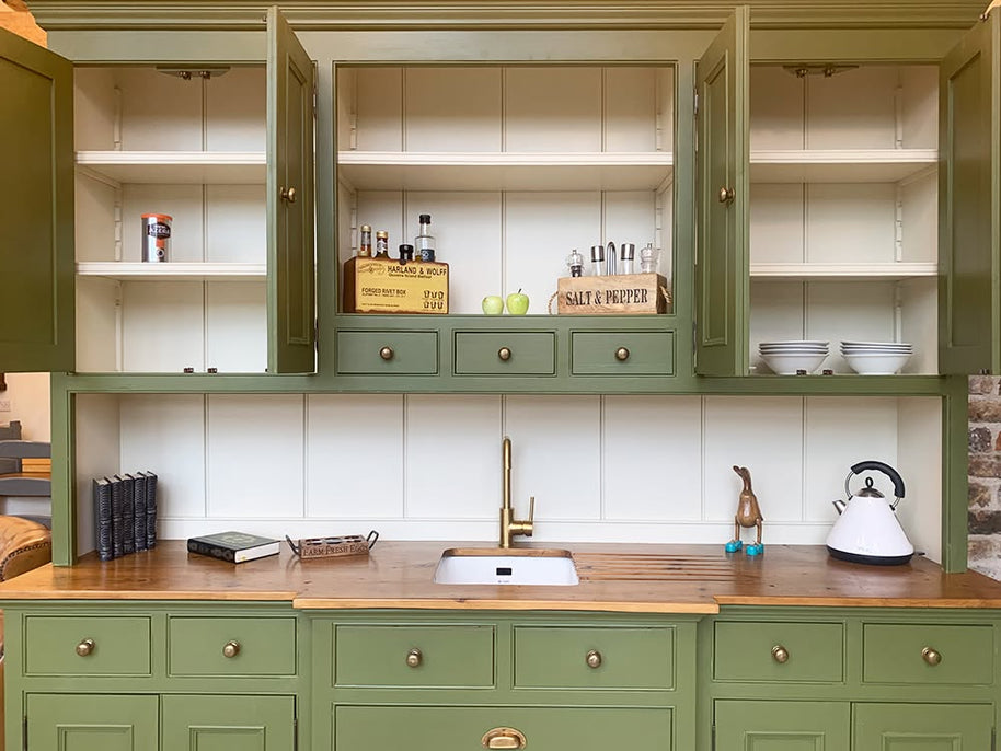 All in one country kitchen dresser