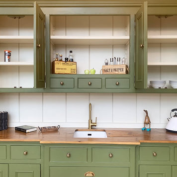 All in one country kitchen dresser