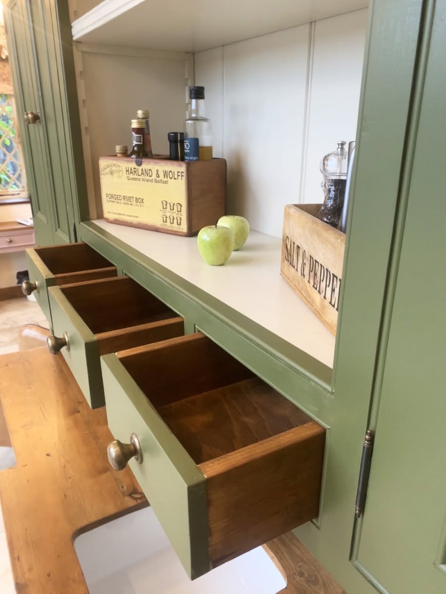 All in one country kitchen dresser
