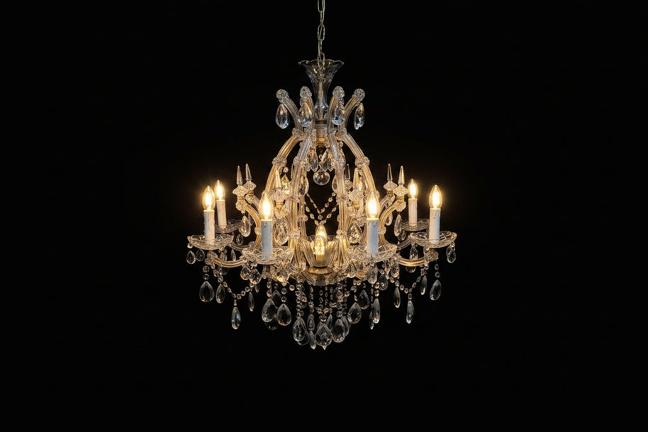 Large Impressive Marie Therese 9 Candle Chandelier