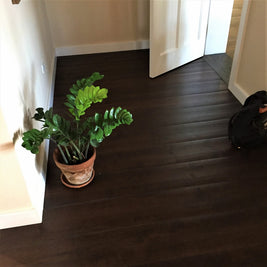 Pre Finished Contoured Cider Mill Dark Walnut Stained Oak