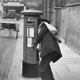 Original Restored George V (GR) Pillar Post Box With Keys