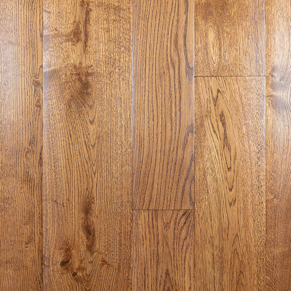 Pre Finished Contoured Cider Mill Period Walnut Stained Oak
