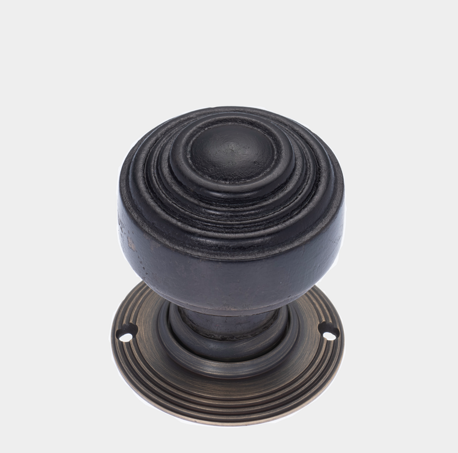 Ebonised St Pauls w/ Antique Brass backplate