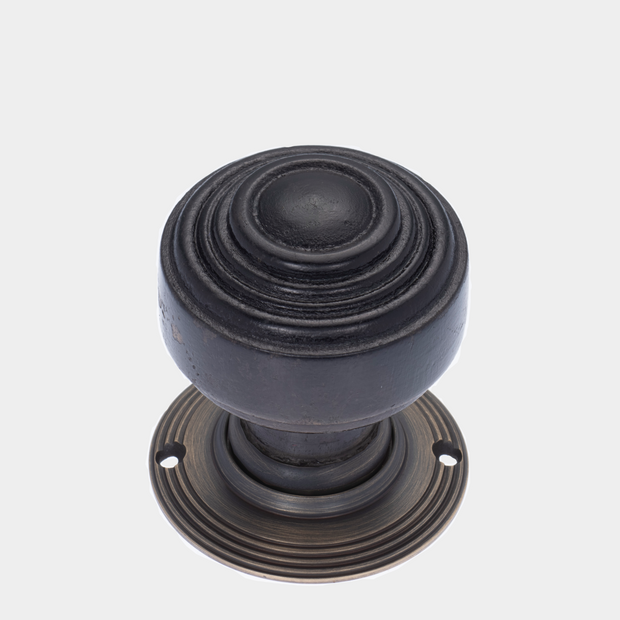 Ebonised St Pauls w/ Antique Brass backplate