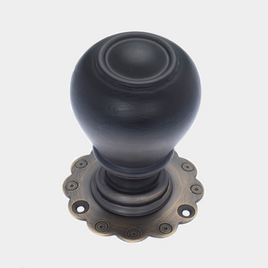 Ebonised Tulip w/ Antique Brass backplate