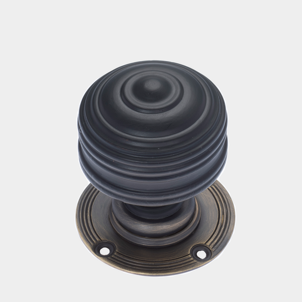 Ebonised Victorian Royal w/ Antique Brass backplate