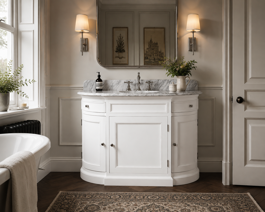 The Regent Single Rounded Vanity Unit