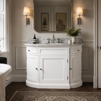 The Regent Single Rounded Vanity Unit