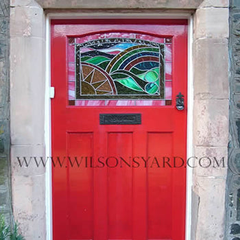 1930's Style Door In Red