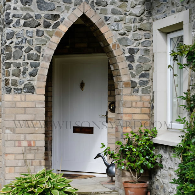 Cottage Style Planked Door & Frame