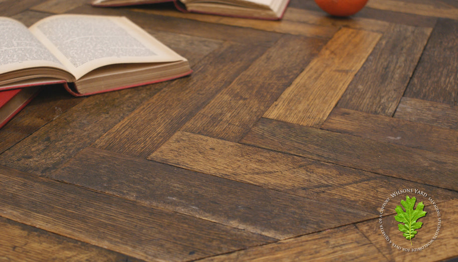Vintage English Oak Parquet