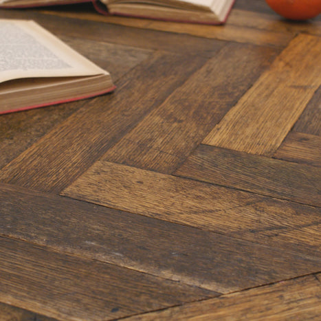 Vintage English Oak Parquet