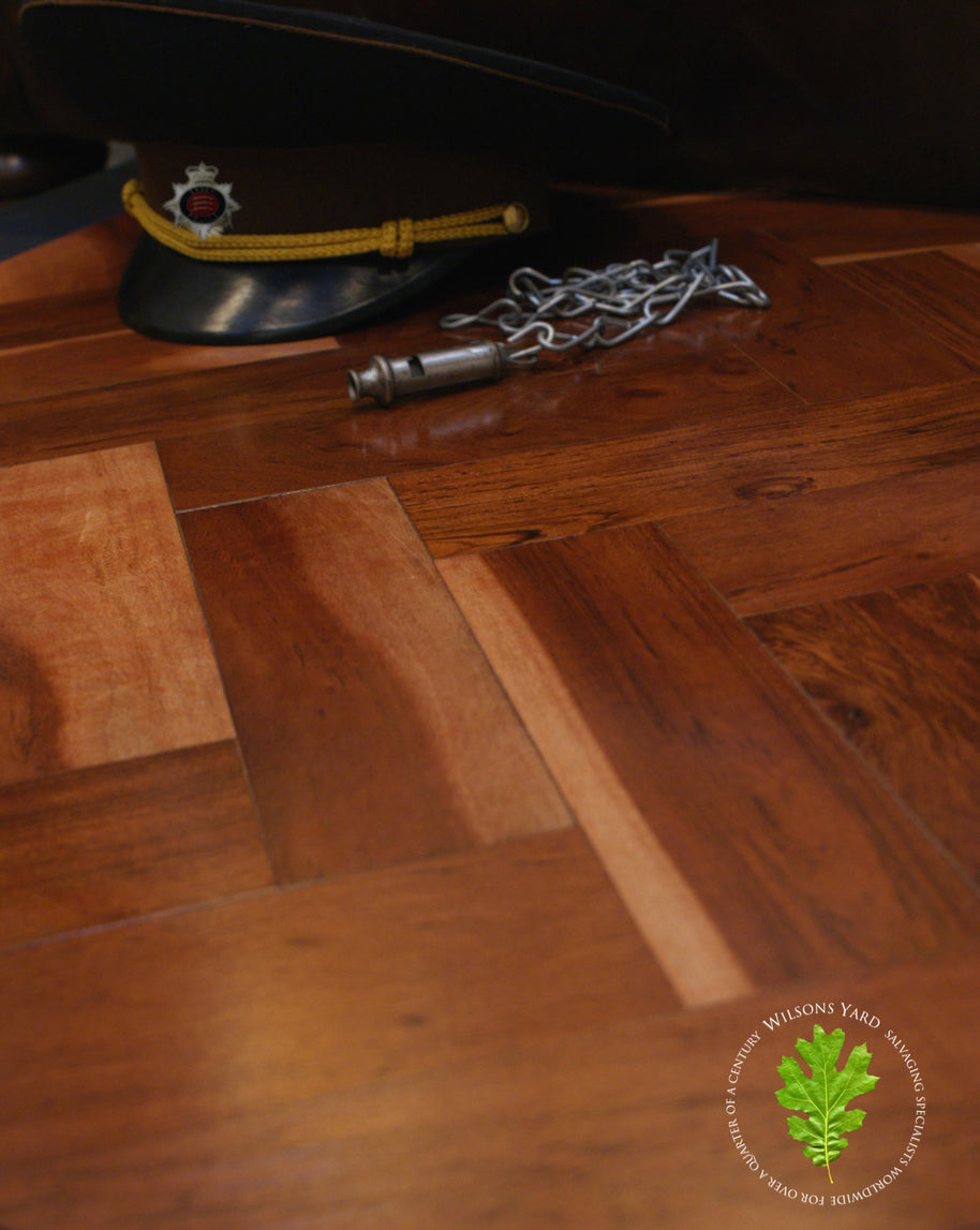 RHODESIAN TEAK PARQUET DUAL TONE TONGUE AND GROOVE