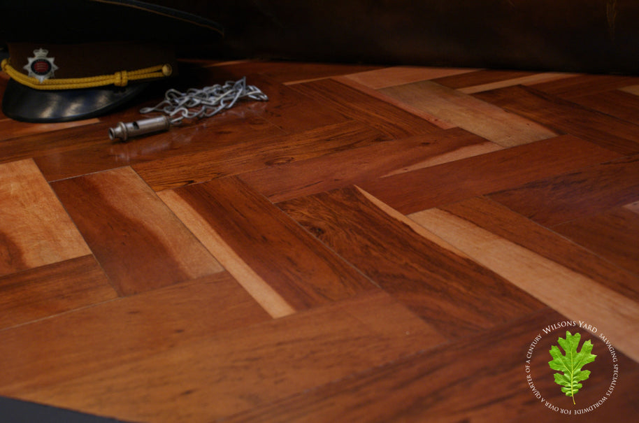 RHODESIAN TEAK PARQUET DUAL TONE TONGUE AND GROOVE