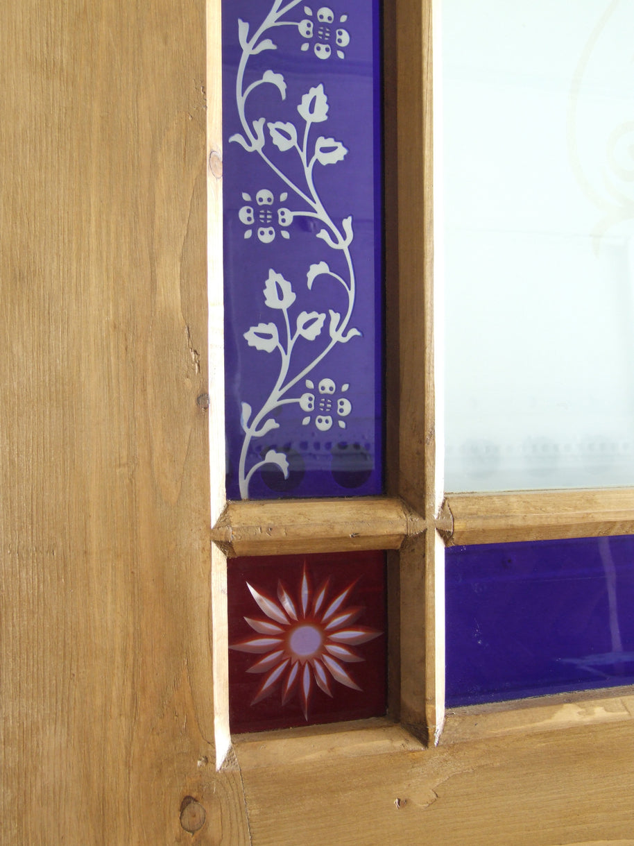 Starburst Pine Door