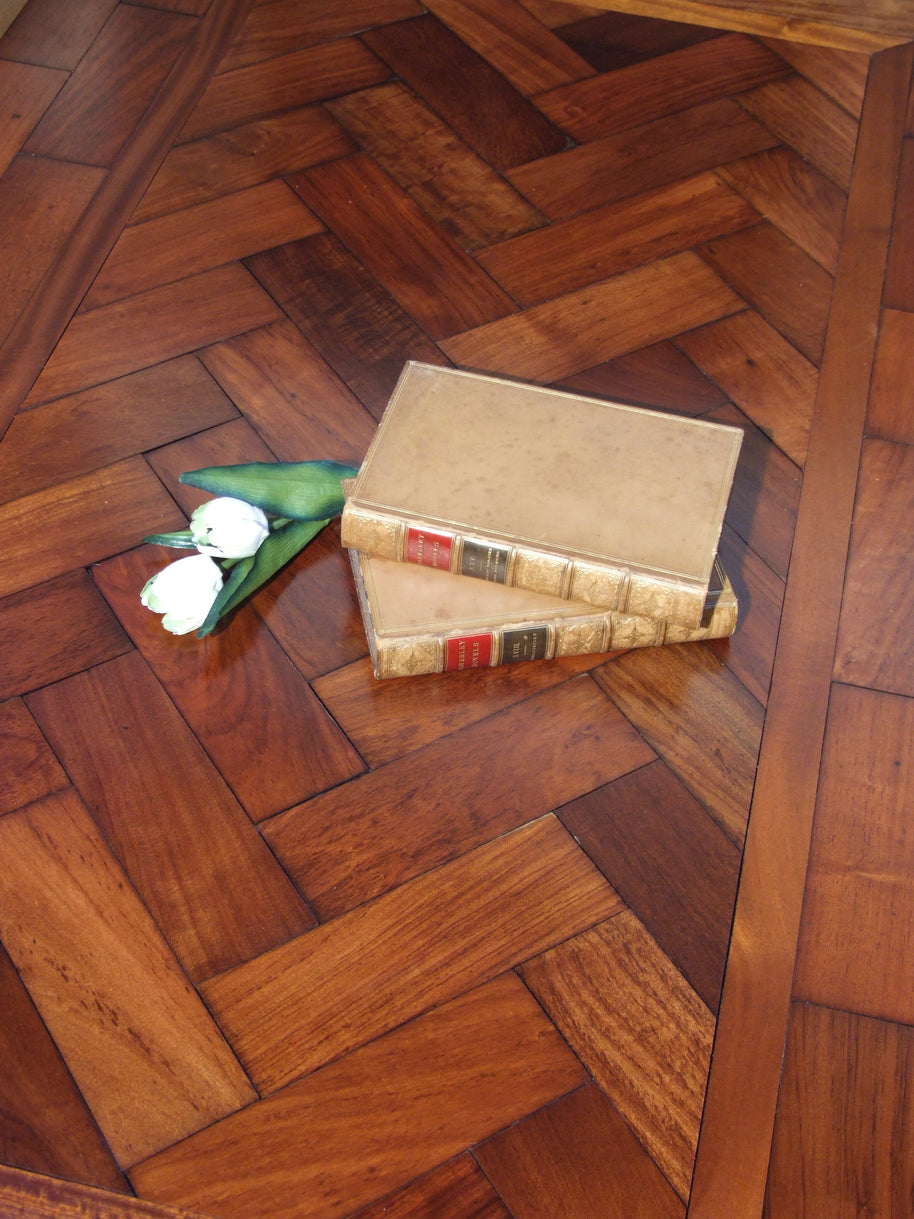 Reclaimed Rhodesian Teak Parquet