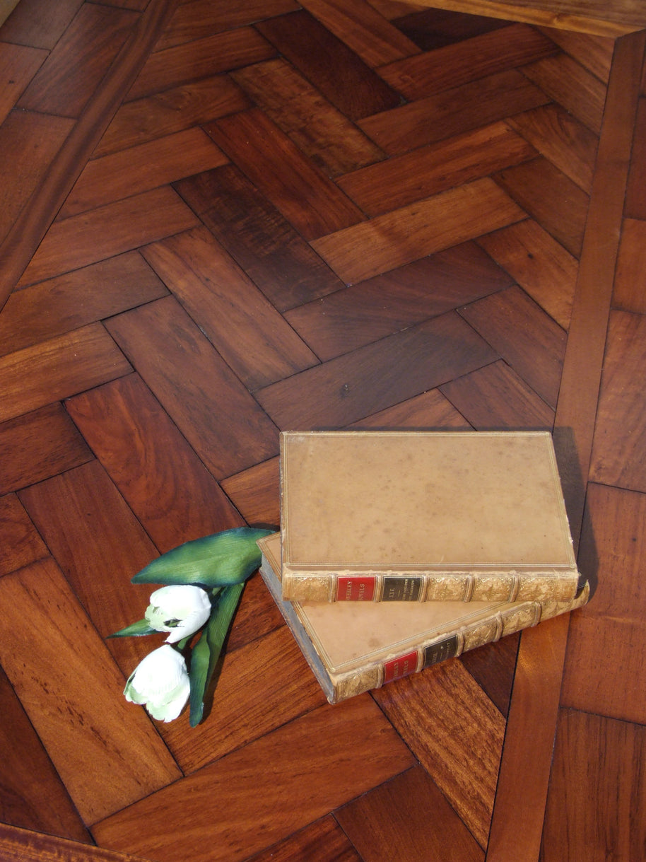 Reclaimed Rhodesian Teak Parquet