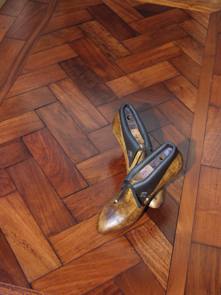 Reclaimed Rhodesian Teak Parquet