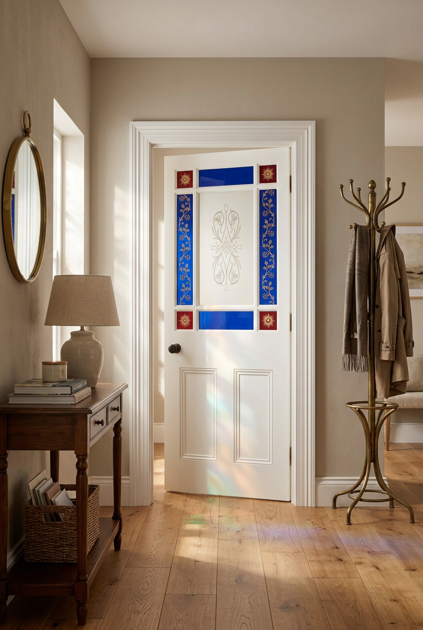 Starburst Mortice & Tennon Poplar Door