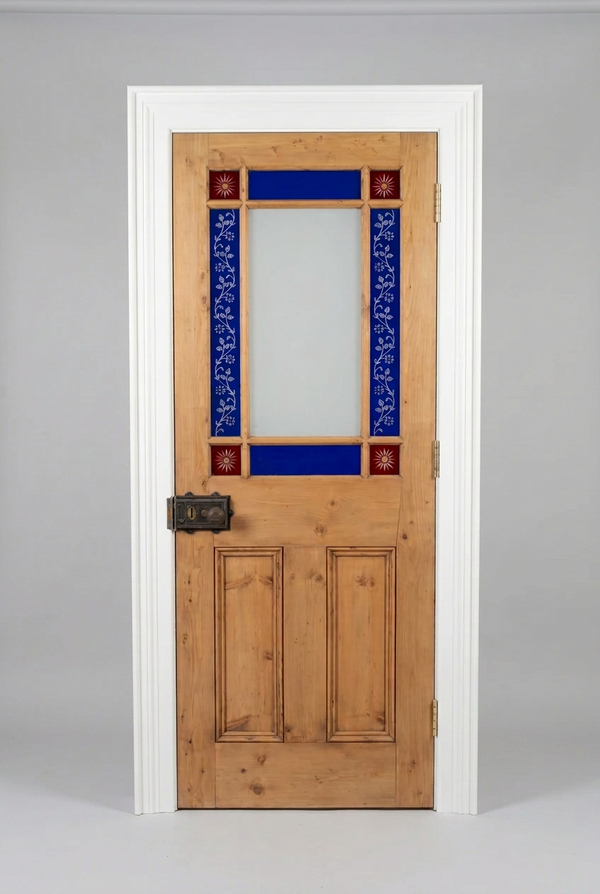 Starburst Pine Door