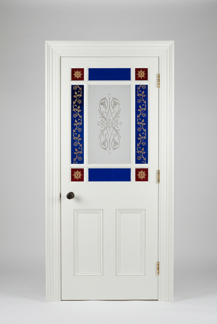 Starburst Mortice & Tennon Poplar Door
