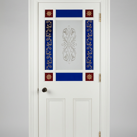 Starburst Mortice & Tennon Poplar Door