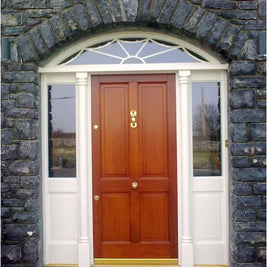 4 Panel Door With Screen & Fanlight